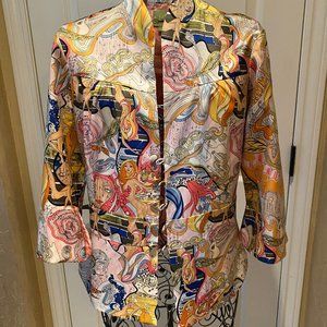 Stylish Silk Jacket by Eva Fortune